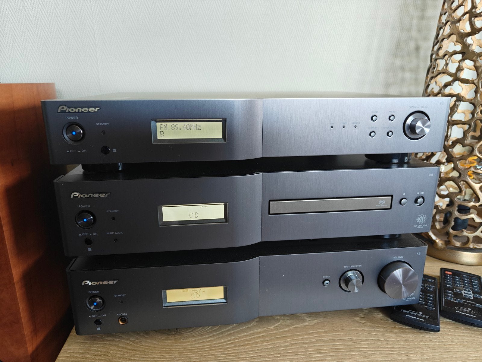 Nette pioneer audioset incl afstandsbediening, Audio, Tv en Foto, Stereo-sets, Ophalen, Zo goed als nieuw, Pioneer
