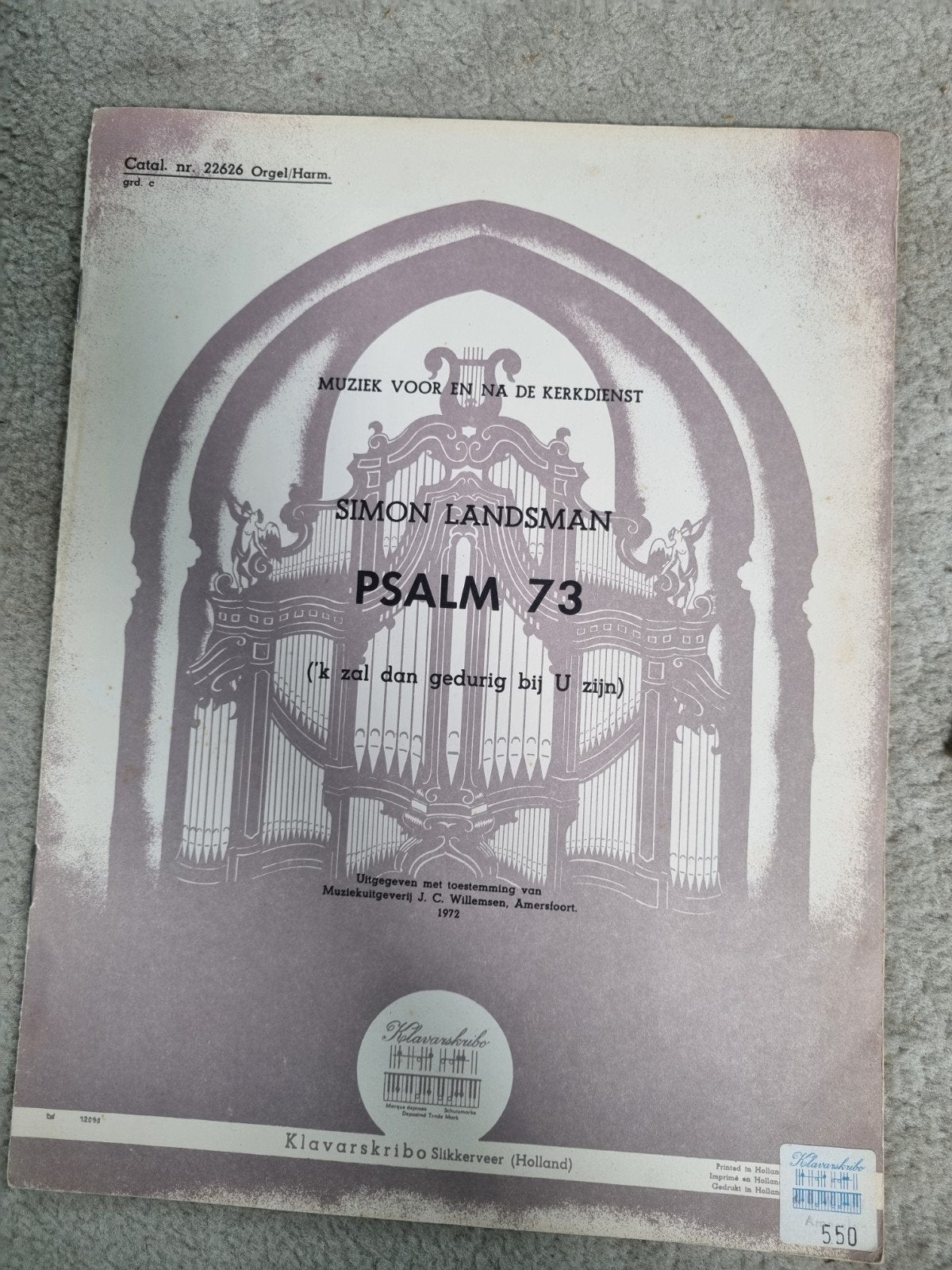 klavarskribo, ps73, Simon Landsman, Ophalen of Verzenden, Gebruikt, Artiest of Componist, Religie en Gospel