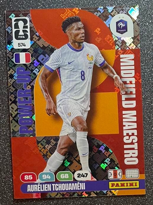 Panini Fifa WORLD CUP ‘26 MIDFIELD MAESTRO TCHOUAMÉNI FRANCE, Verzenden, Zo goed als nieuw, Plaatje