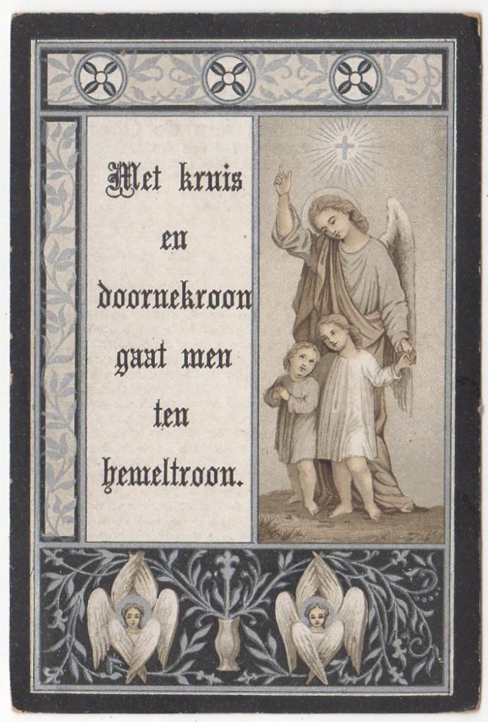 Hendrikus Bekx 1851 Lieshout + 1917 Lieshout, 65 jaar oud, Verzamelen, Bidprentjes en Rouwkaarten, Verzenden
