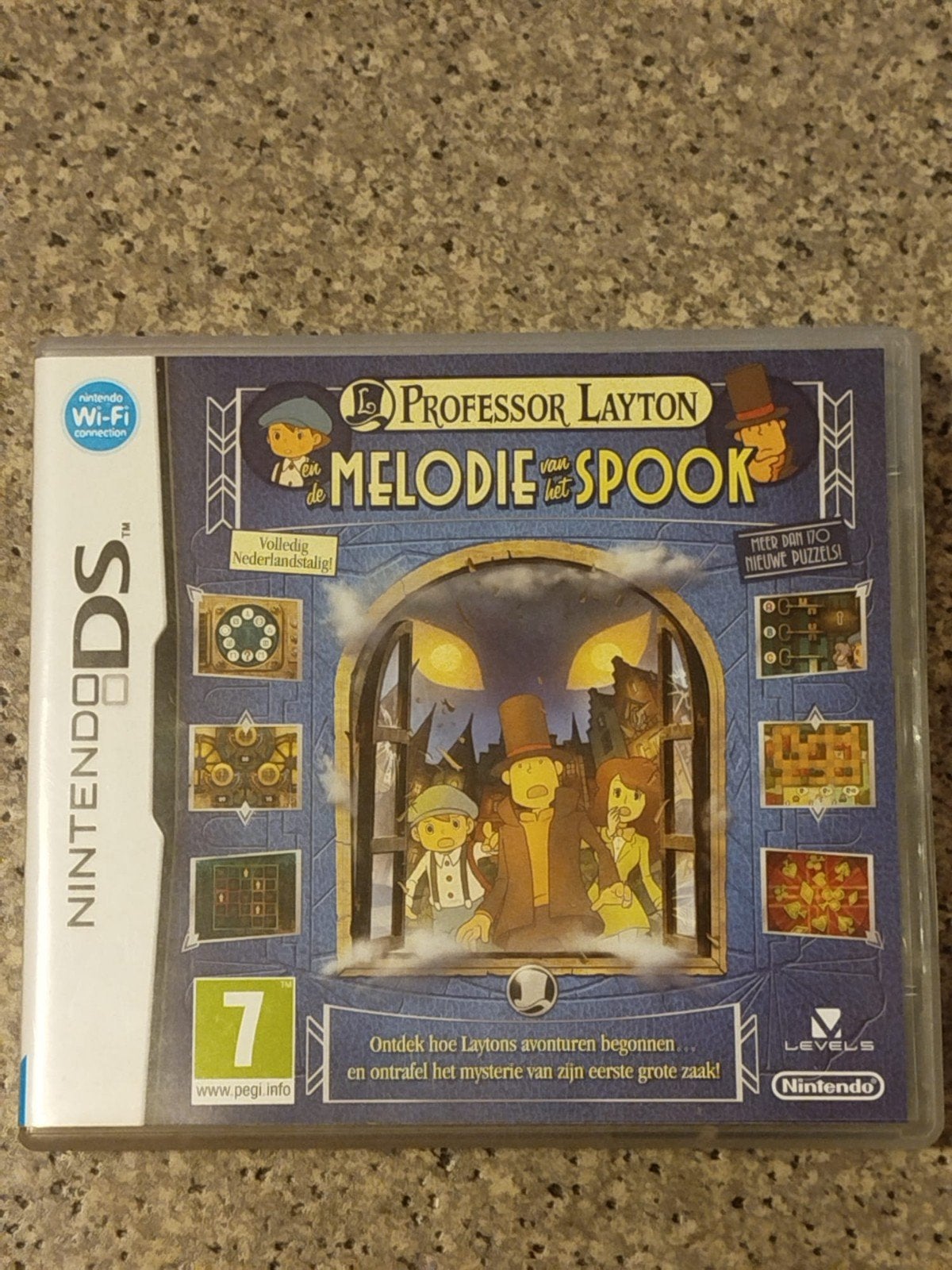 Professor Layton en het Melodie van het Spook (DS), Spelcomputers en Games, Games | Nintendo DS, Puzzel en Educatief, Gebruikt