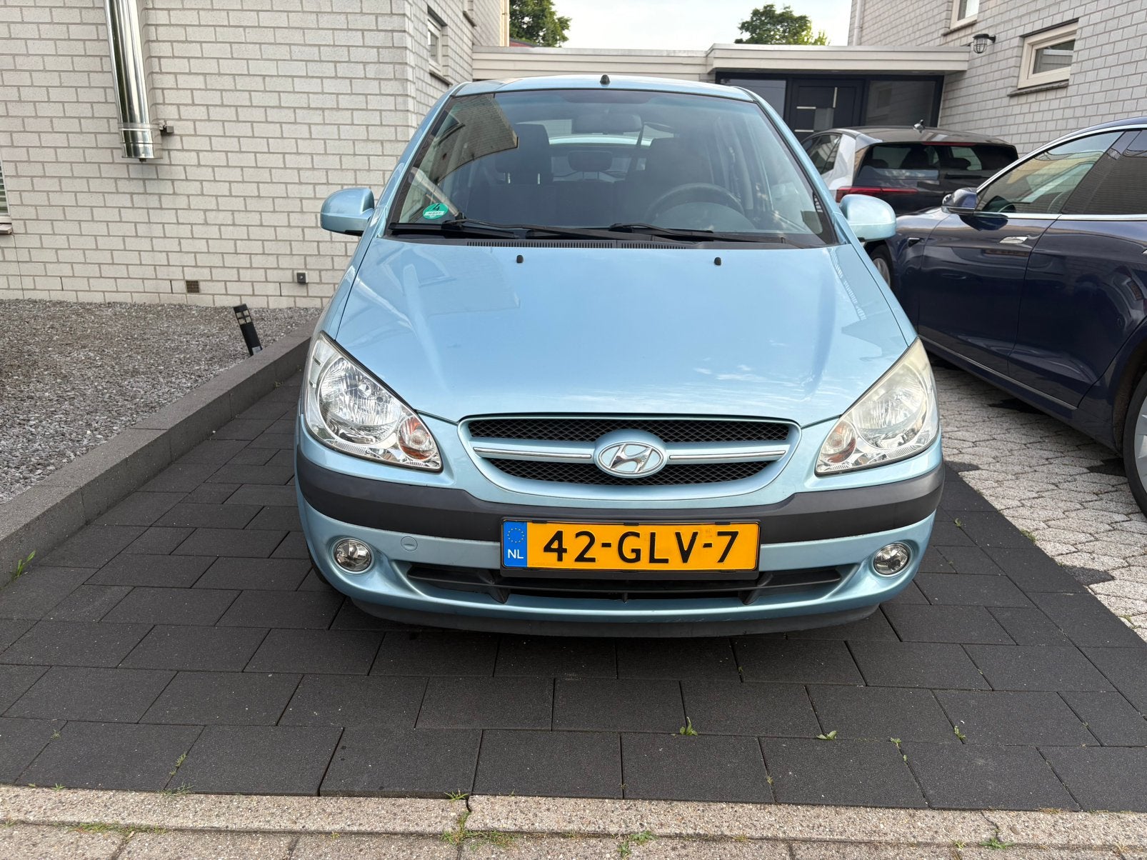 Hyundai Getz 1.4 5DRS AUT 2008 Blauw, Auto's, Hyundai, 40 €/maand, 4 cilinders, Blauw, Origineel Nederlands