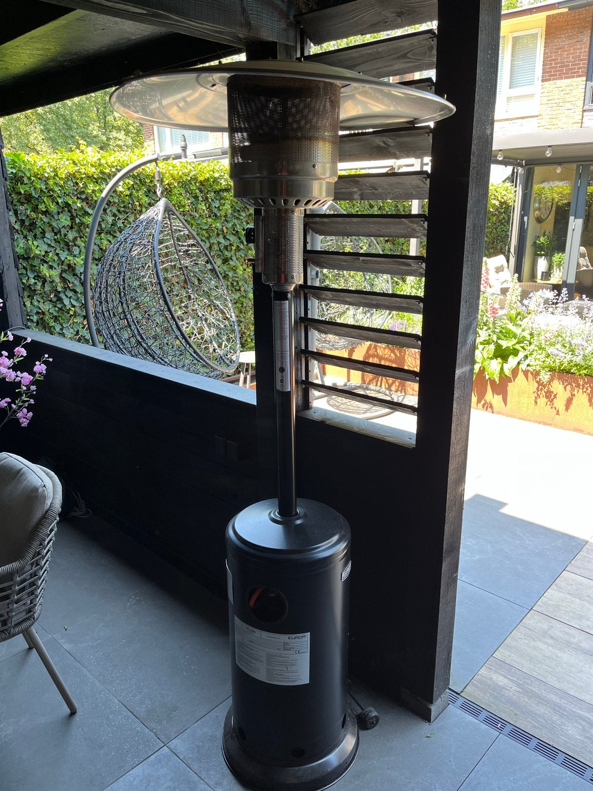 Eurom THG 14000 Terrasstraler op Gas - Gebruikt, Tuin en Terras, Ophalen, Gebruikt, Gas, Vloer