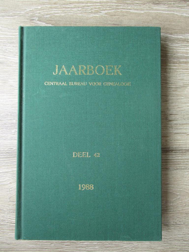 Centraal bureau voor genealogie Jaarboek 1988, Ophalen of Verzenden, Gelezen