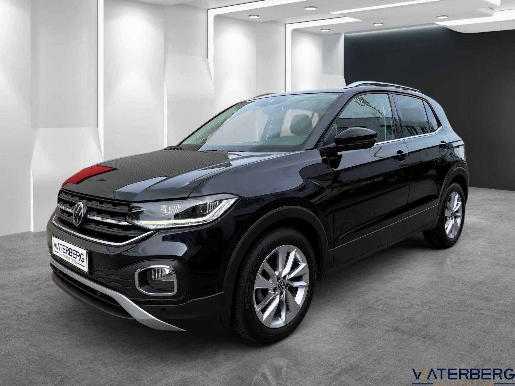 Volkswagen T-Cross 1.0 TSI Style Carat*Carplay*LED*DSG*CAM*K, Auto's, T-Cross, Gebruikt, Zwart, Bedrijf