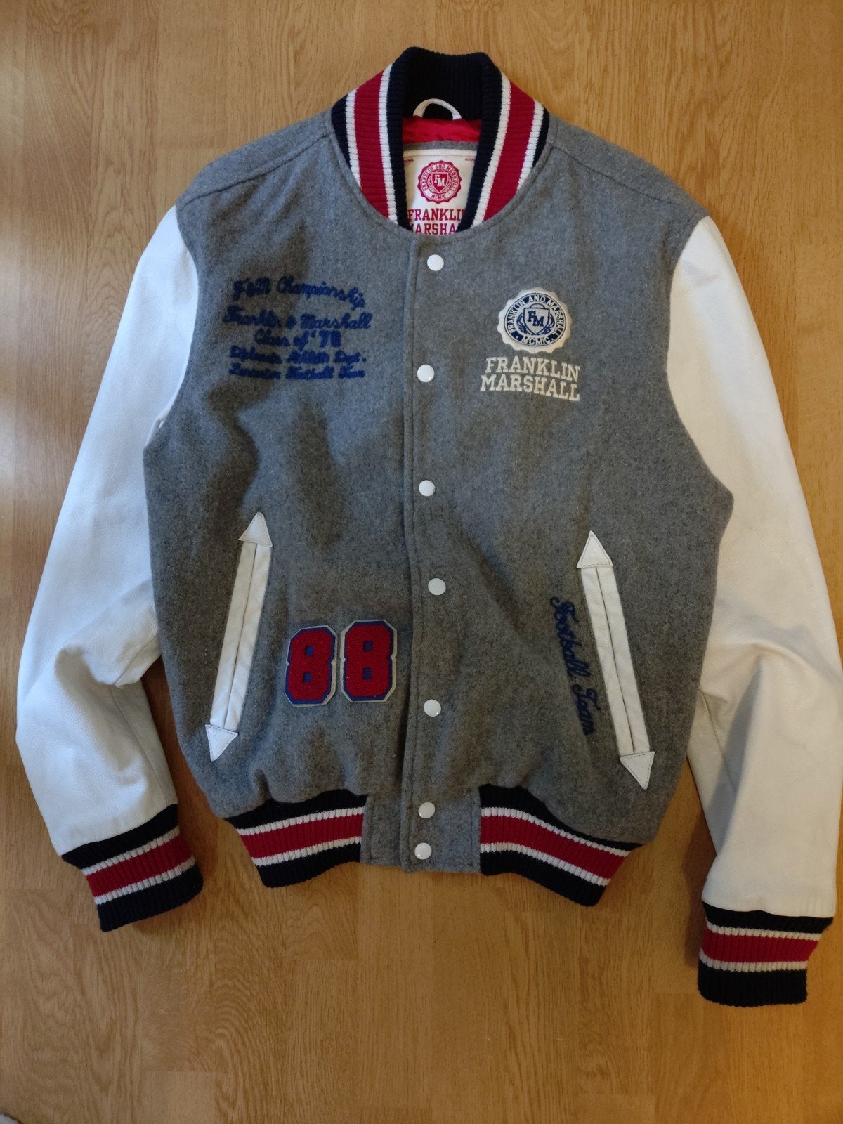 Franklin & Marshall Varsity Jacket - Maat L, Kleding | Heren, Maat 52/54 (L), Ophalen of Verzenden, Zo goed als nieuw, Franklin & Marshall