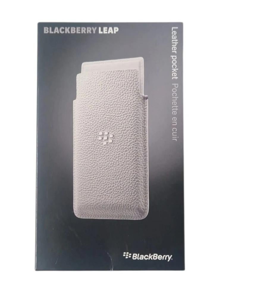 Origineel lederen hoes voor blackberry leap, Ophalen of Verzenden