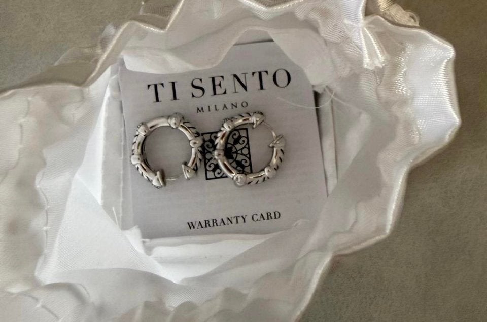 Ti Sento oorbellen zilver NIEUW, Ophalen of Verzenden, Nieuw, Zilver, Zilver