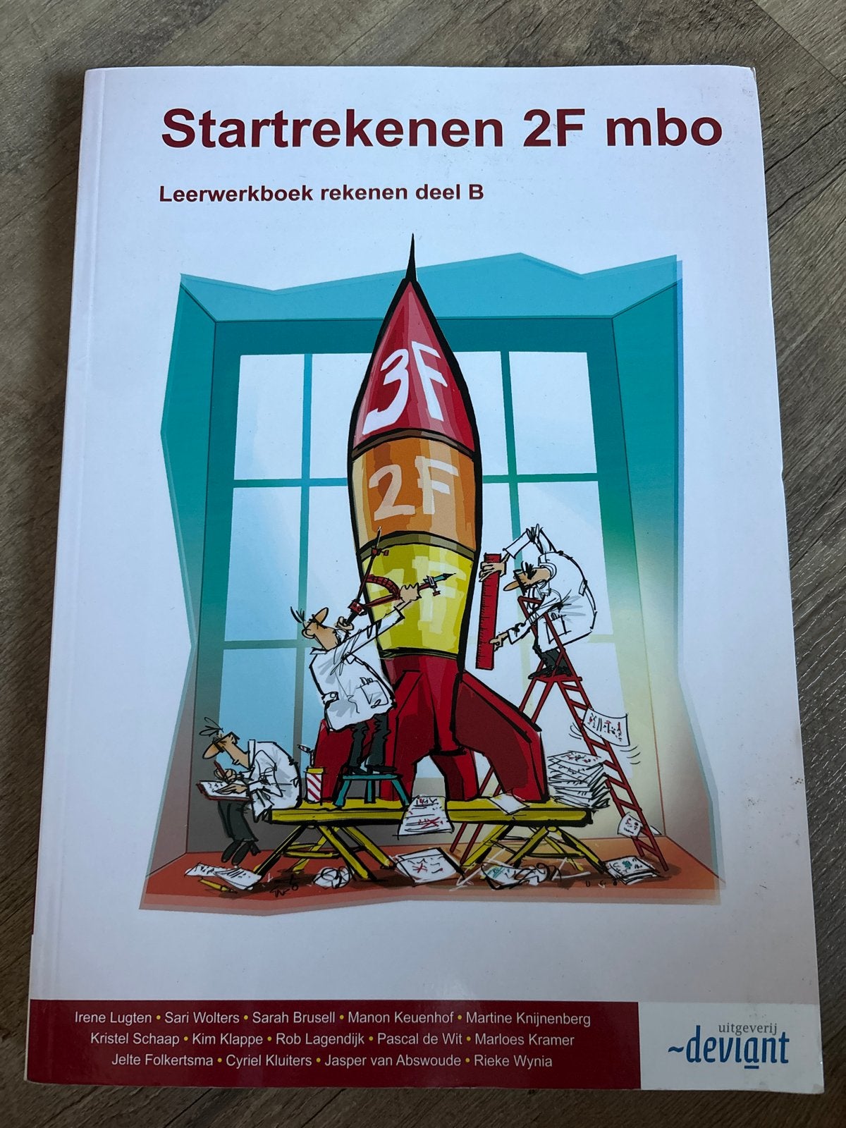 Startrekenen 2F mbo Leerwerkboek rekenen deel B, Ophalen of Verzenden, Zo goed als nieuw, Overige niveaus, Overige vakken