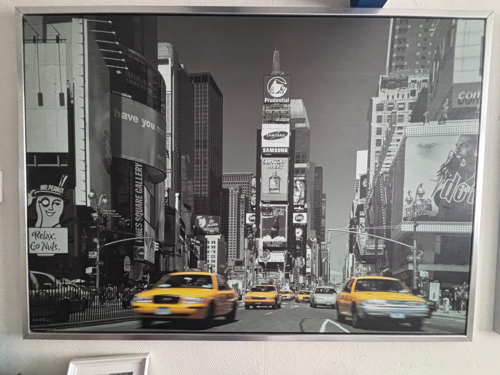 Ikea Vilshult New York Time Square canvas, Ophalen, 1980 tot heden, Zo goed als nieuw, Prent