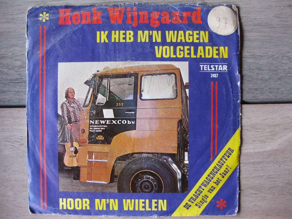Vinyl single Henk Wijngaard   "Ik heb m'n wagen volgeladen", Ophalen of Verzenden, Gebruikt, Nederlandstalig