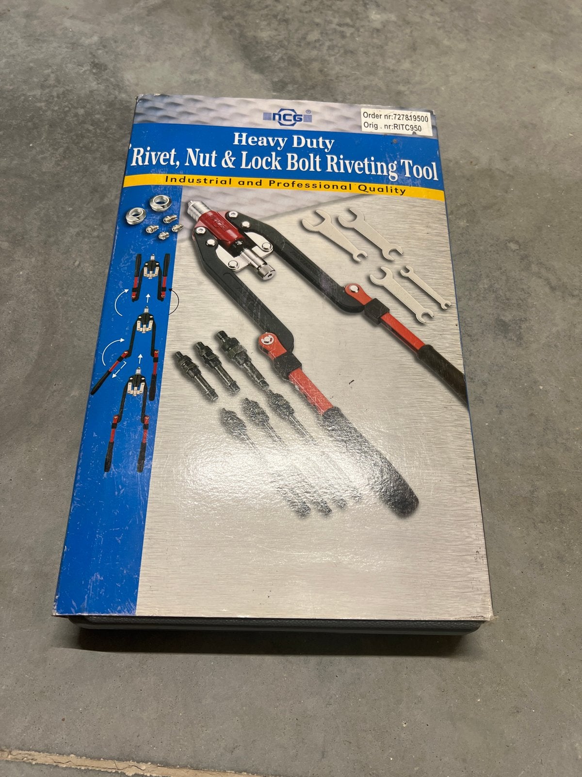 Popnageltang / Blindklinkmoerentang set - Heavy Duty, Ophalen of Verzenden, Nieuw, Tang, Overige merken