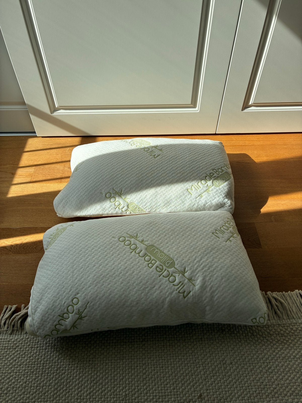 Miracle Bamboo Kussens - Set van 2, Ophalen, Gebruikt, Eenpersoons, Bamboe