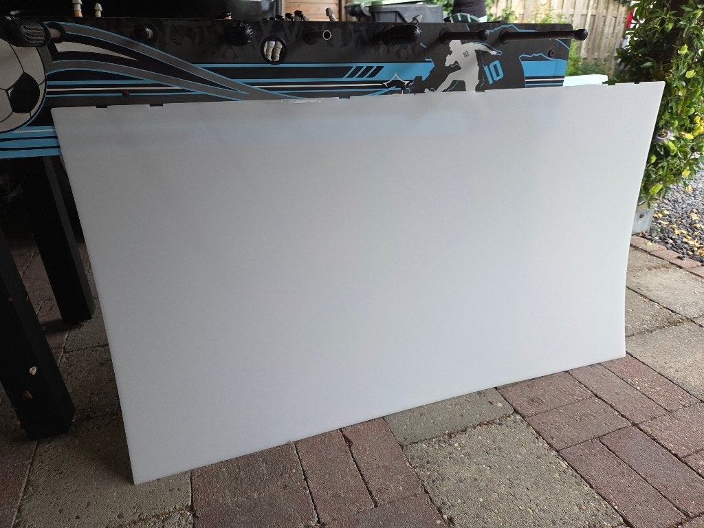 Plexiglas Polycarbonaat Plastic. 122cm x 69cm x 1.5mm, Ophalen, Zo goed als nieuw, Kunststof