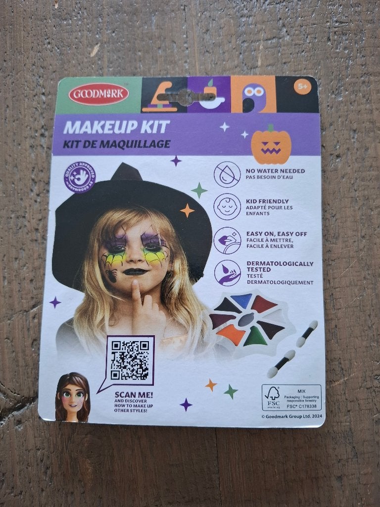 Goodmark makeup kit / schmink set - nieuw, Ophalen of Verzenden, Nieuw, Schmink, Halloween of Griezel