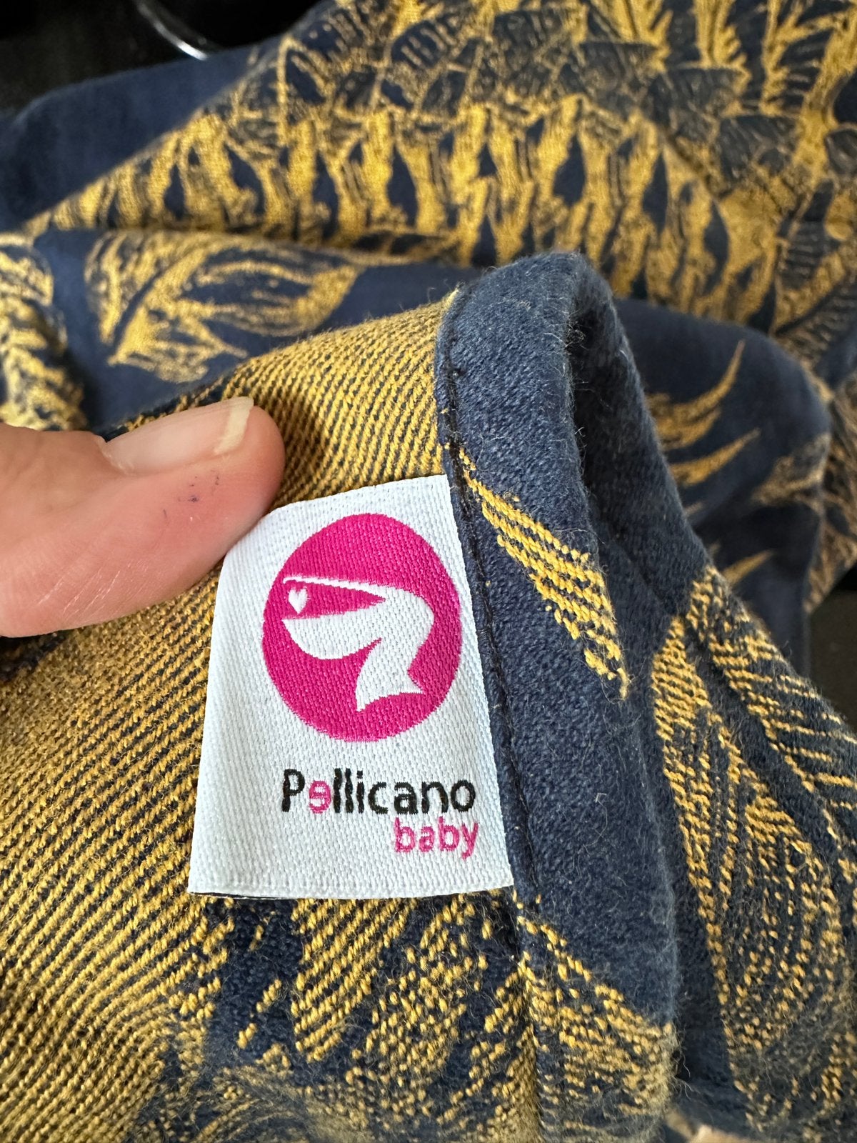 Pellicano Baby Niyaha Oro draagdoek 540 cm navy goud, Maat XL, Ophalen of Verzenden, Zo goed als nieuw