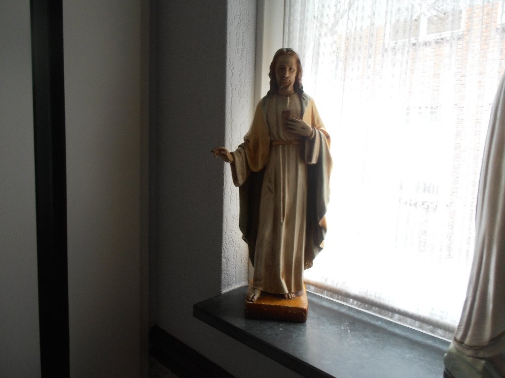 antieke jezus met 1 los handje,, Ophalen of Verzenden