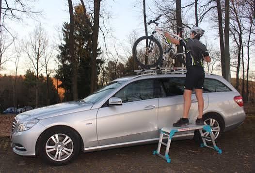 Laufbuehne verhoging, Ophalen, Zo goed als nieuw, Opvouwbaar of Inschuifbaar, Minder dan 2 meter