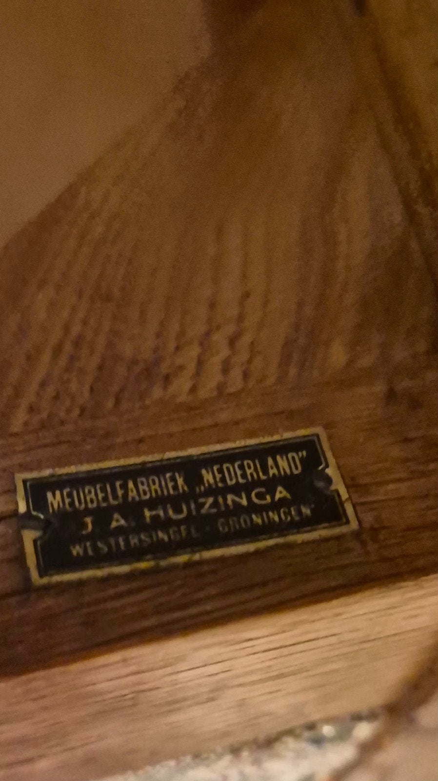 Set van 2 antieke houten stoelen - Meubelfabriek Nederland, Antiek en Kunst, Ophalen