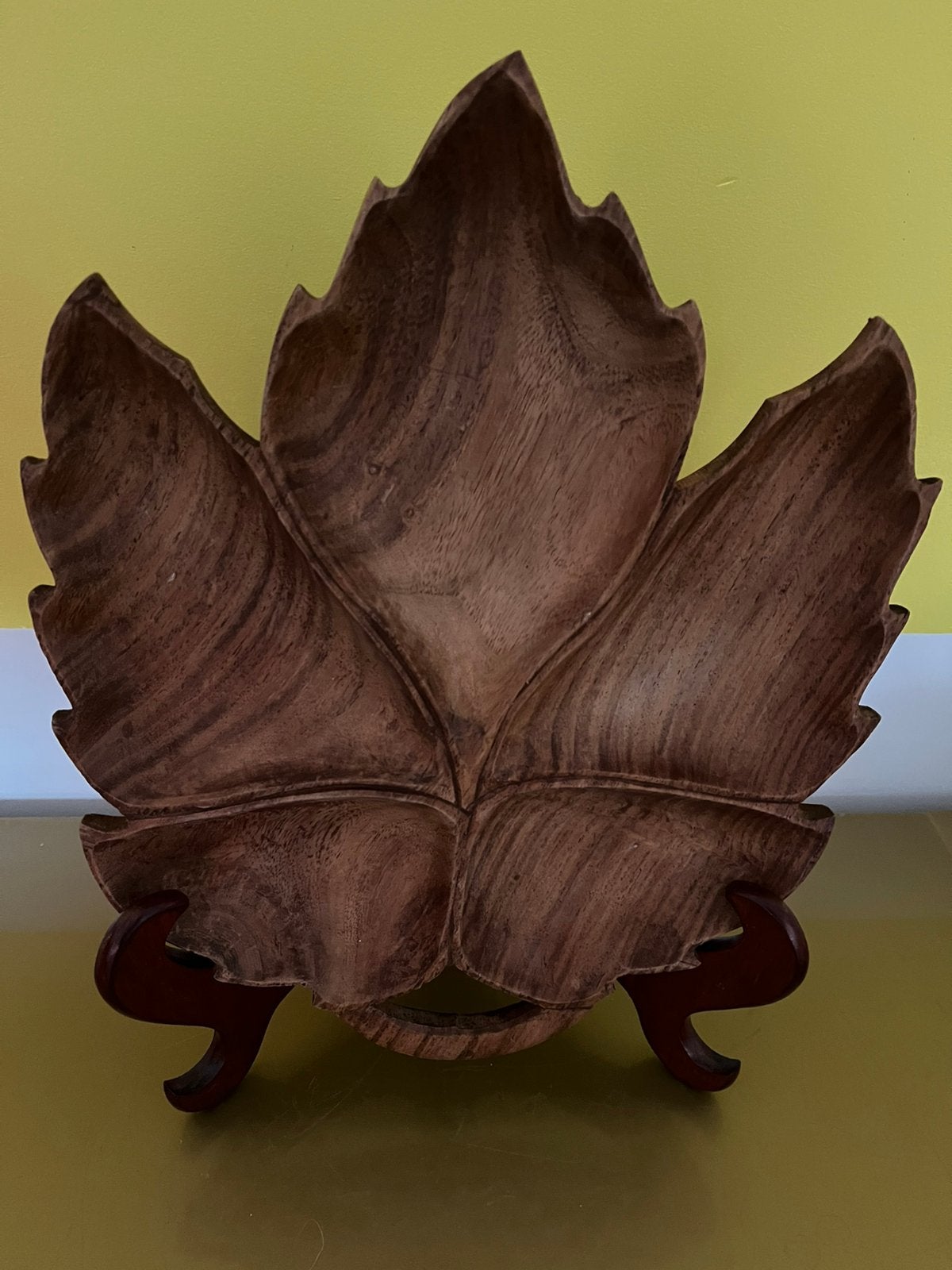 HOUTEN SERVING TRAY.  —. 5 COMPARTIMENTEN., Ophalen of Verzenden, Gebruikt, Hout