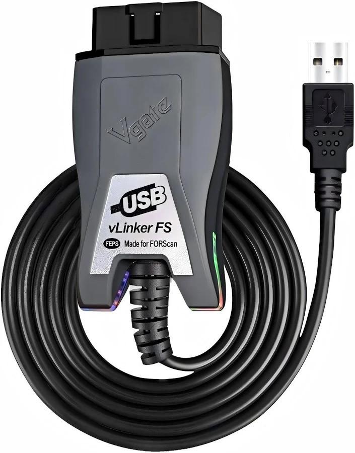 Vgate vLinker FS HS MS-CAN USB OBD2 kabel | FORScan  AlfaOBD, Ophalen of Verzenden, Nieuw