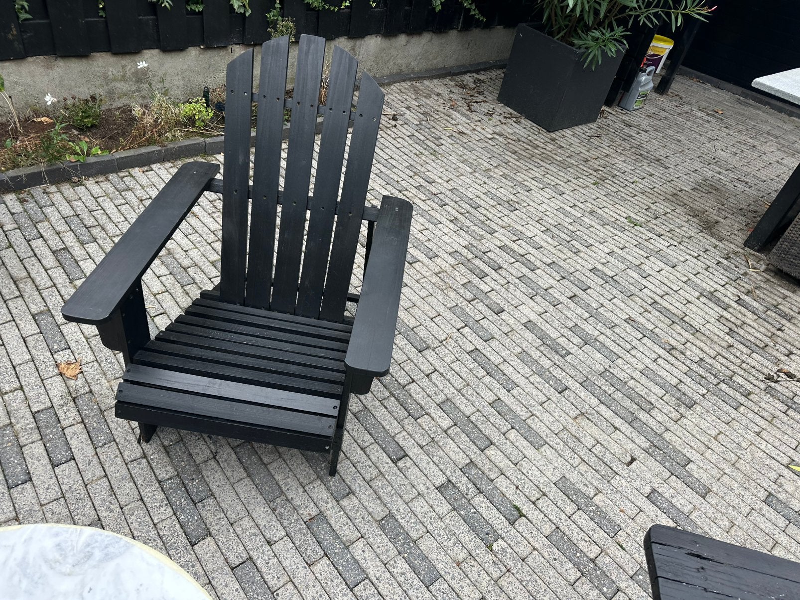 Vier adirondack stoelen hout, Ophalen, Gebruikt, Hout