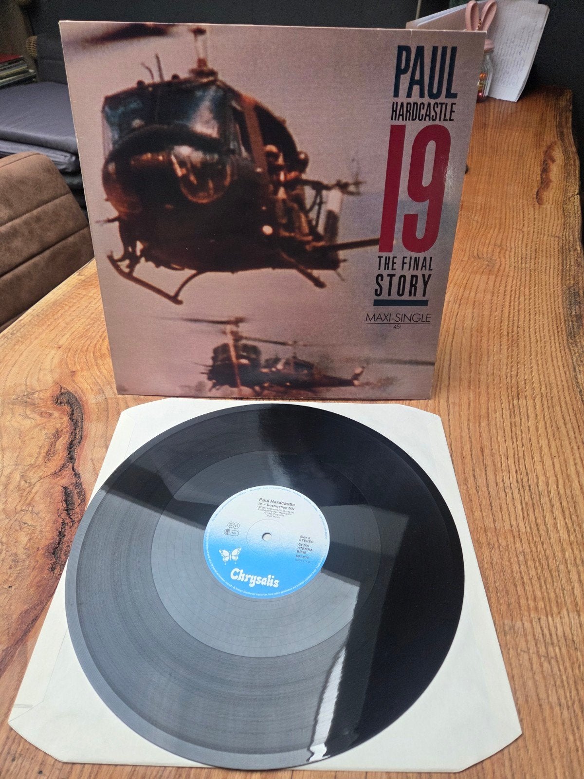 Paul Hardcastle - 19 The Final Story Maxi-Single Vinyl, Gebruikt, Ophalen of Verzenden, Pop, EP