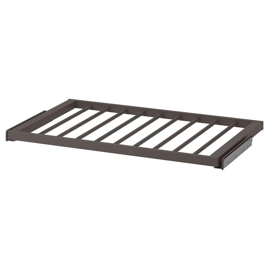 Pax Uitschuifbare Broekhanger 100x35 Grijs 2 stuks, Zo goed als nieuw, Minder dan 100 cm, Metaal, 25 tot 50 cm