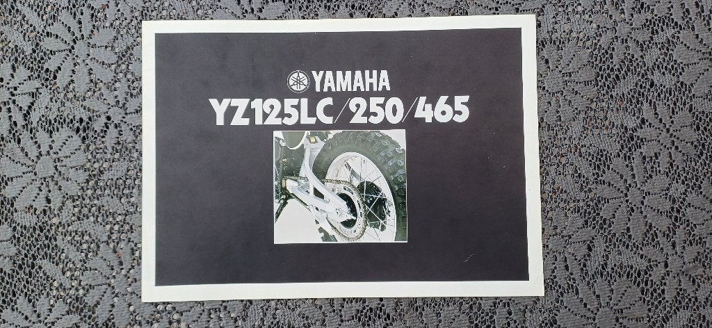 Originele folder Yamaha YZ serie, Motoren, Ophalen of Verzenden, Yamaha