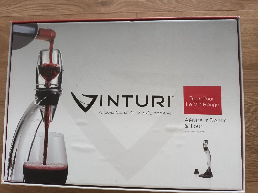 VINTURI Red Wine Aerator & Tower, Ophalen, Zwart, Zo goed als nieuw, Modern