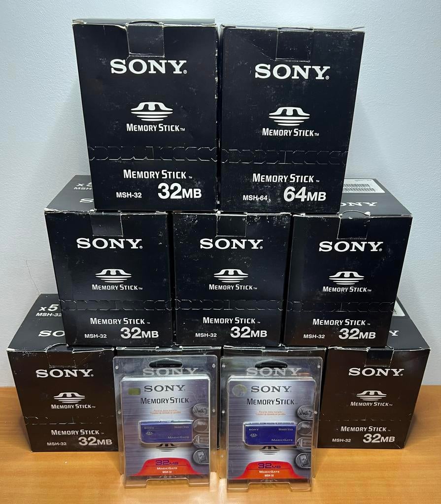 Sony Memory Sticks - Diverse Capaciteiten (32MB, 64MB), Memory stick, Refurbished, Fotocamera, Sony