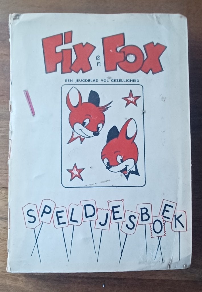 Fix en Fox speldjesboek/ 1965/ met 75 speldjes /, Verzenden, Zo goed als nieuw, Overige onderwerpen
