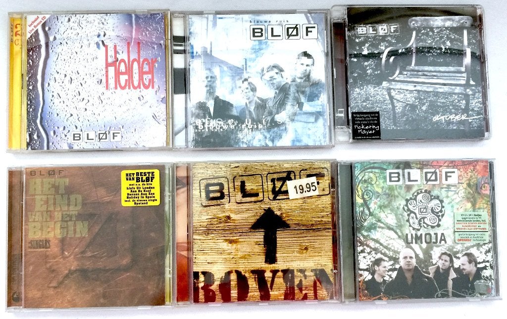 6 cd's Bløf Blof, Cd's en Dvd's, Cd's | Pop, Zo goed als nieuw, Boxset, Ophalen