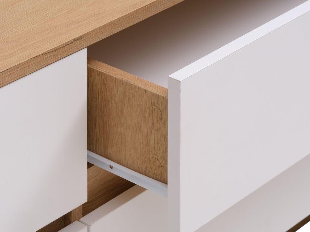 JYSK BILLUND Ladekast + MOSBJERG Boekenkast–NIEUW–samen €150, Ophalen, 5 laden of meer, Nieuw, Scandinavisch