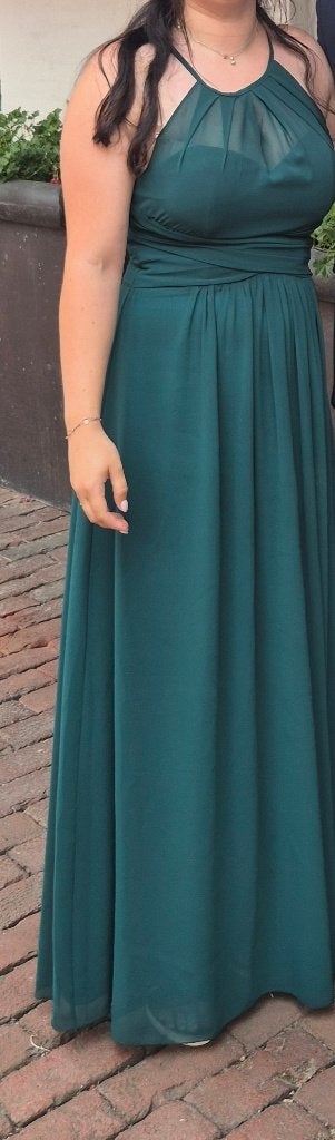 Gelegenheidsjurk, Kleding | Dames, Maat 46/48 (XL) of groter, Ophalen of Verzenden, Zo goed als nieuw, Onder de knie