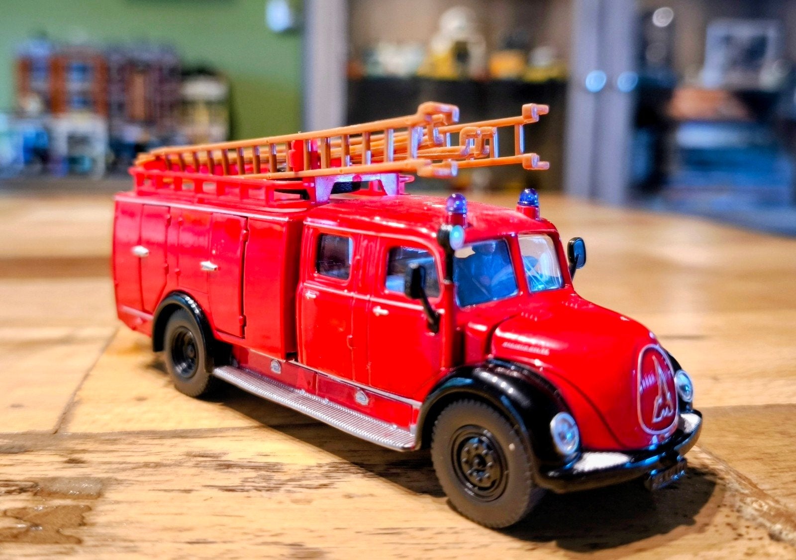 Siku Magirus-Deutz LF 16 brandweerwagen., Ophalen of Verzenden, Zo goed als nieuw, Bus of Vrachtwagen, SIKU