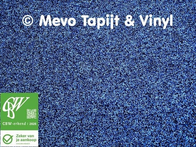 Donkerblauwe tapijttegels nieuw, 50 x 50 cm, Ophalen, Blauw, MeVo tapijt en vinyl, Nieuw