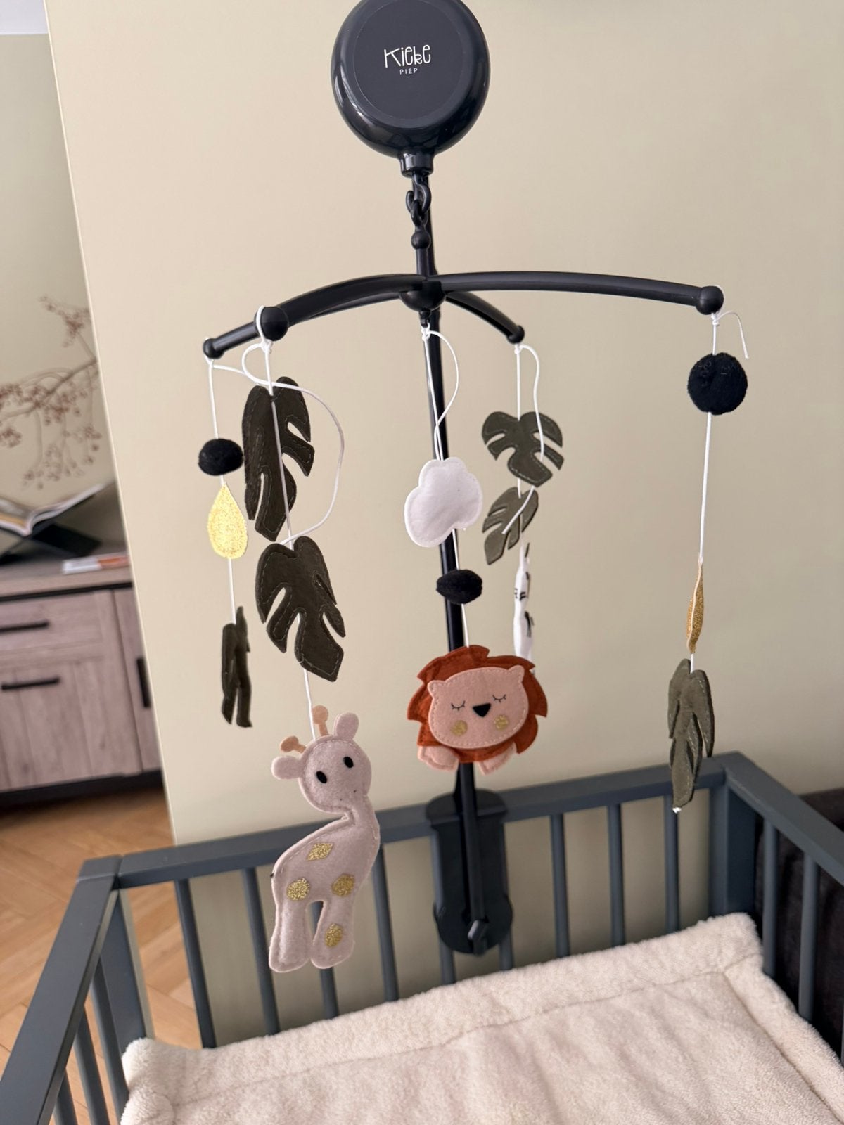 Muziekmobiel babybox, Ophalen of Verzenden, Zo goed als nieuw, Mobiel, Met geluid
