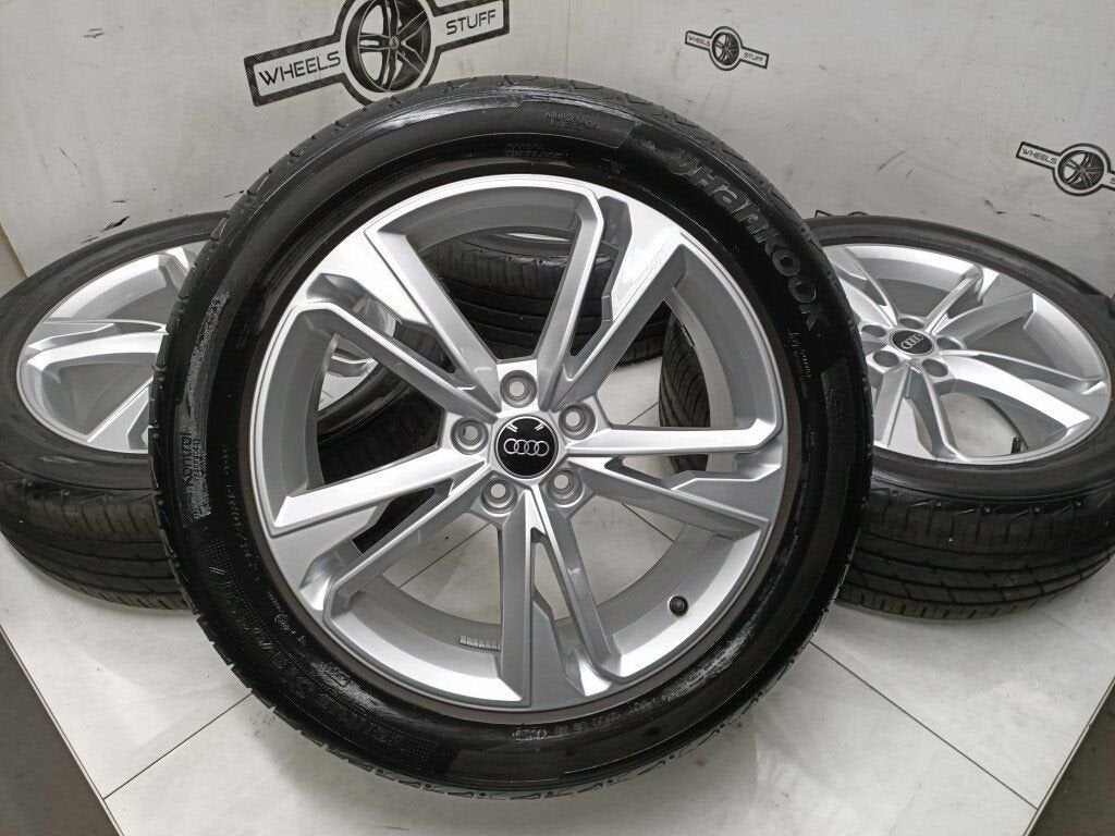 Audi Q3 lichtmetaal velgen 19"inch winterbanden 5x112 5812, Ophalen, Gebruikt, 19 inch, Banden en Velgen
