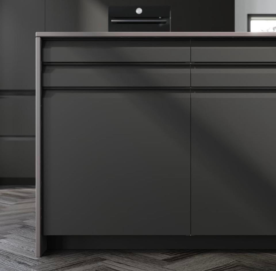 Ikea Upplov Keukendeur 60x60 - Mat Zwart, Zwart, Zo goed als nieuw, Minder dan 100 cm, 25 tot 50 cm