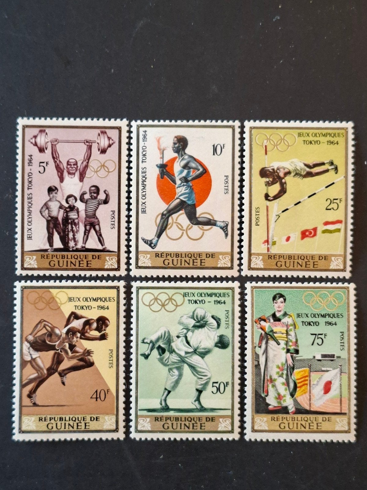 Guinee Republiek Mi 265 - 270.  100% pf, Verzenden, Guinee, Postfris