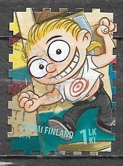 FINLAND 1 LK zegel Dudesons 2014, Verzenden, Finland, Gestempeld