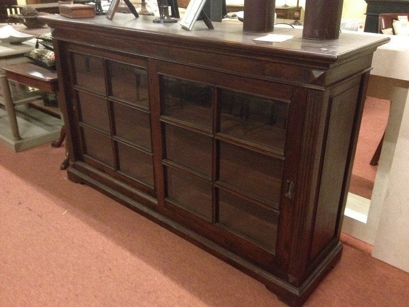UNIEKE TEAK VITRINE DRESSOIR VITRINEKAST bar KEUKENKAST, Ophalen