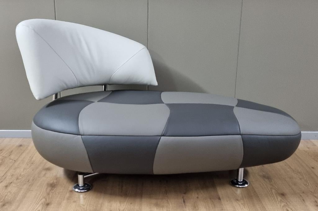 Leolux Kikko Chaise Lounge Refurbished - nieuw leer, 125 tot 150 cm, Nieuw, Ophalen of Verzenden, Leer