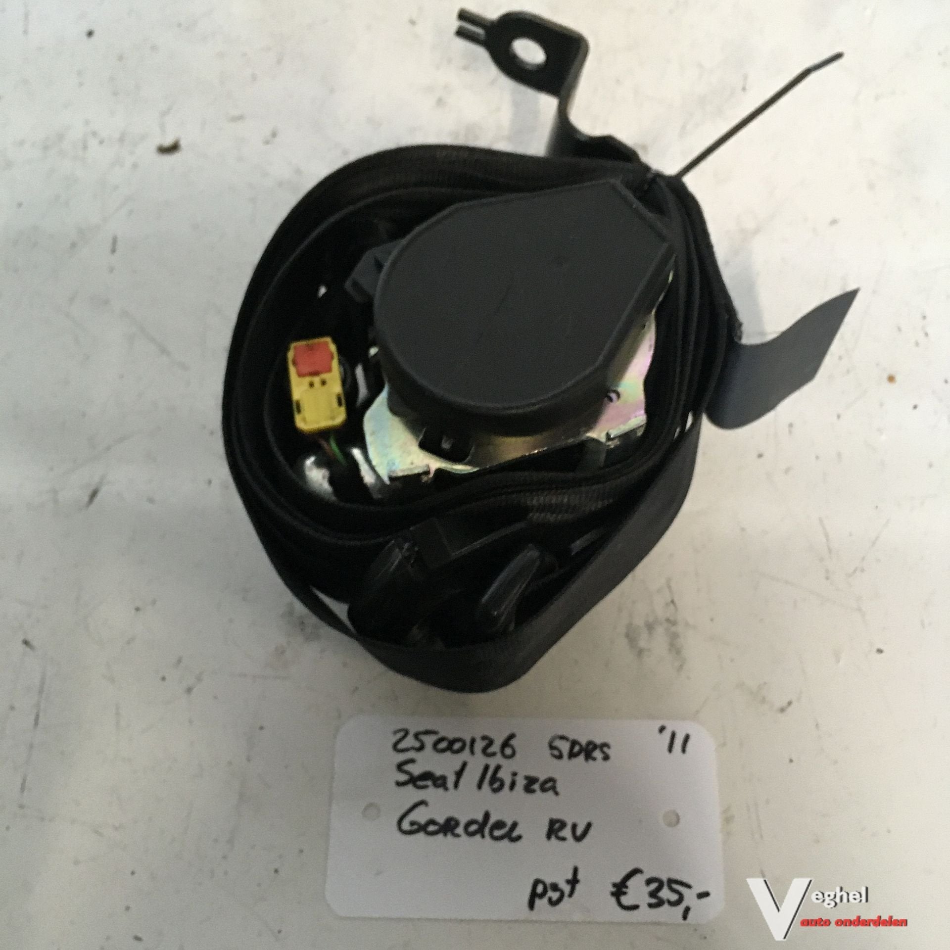 Seat Ibiza 2011 1.2 tdi  5drs 2500126   Gordel  Rechtsachter, Gebruikt, -, -, Ophalen of Verzenden