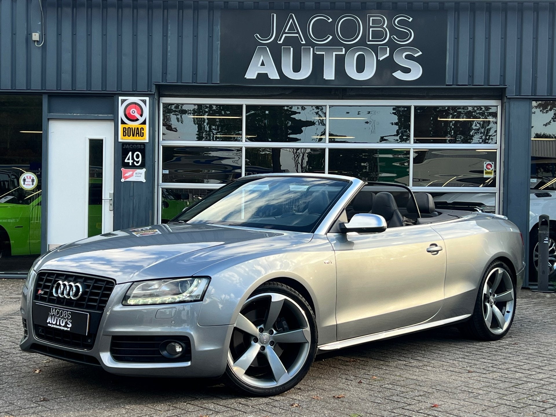 Audi A5 Cabriolet 3.0 TFSI S5 quattro Pro Line, Automaat, Euro 5, Gebruikt, Zwart