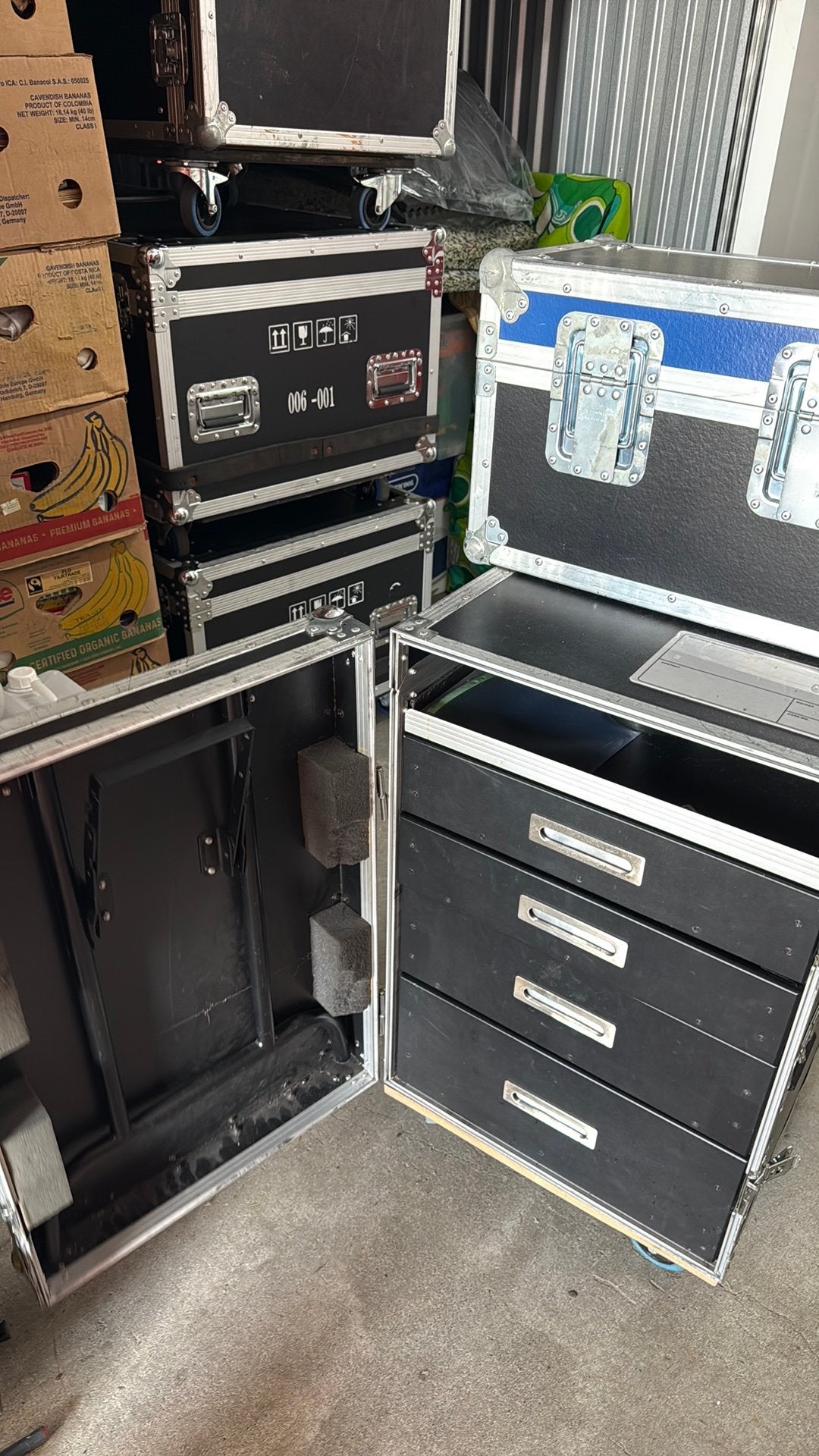 Diverse XLR-kabels in ladekist, Ophalen, Gebruikt, Apparatuur