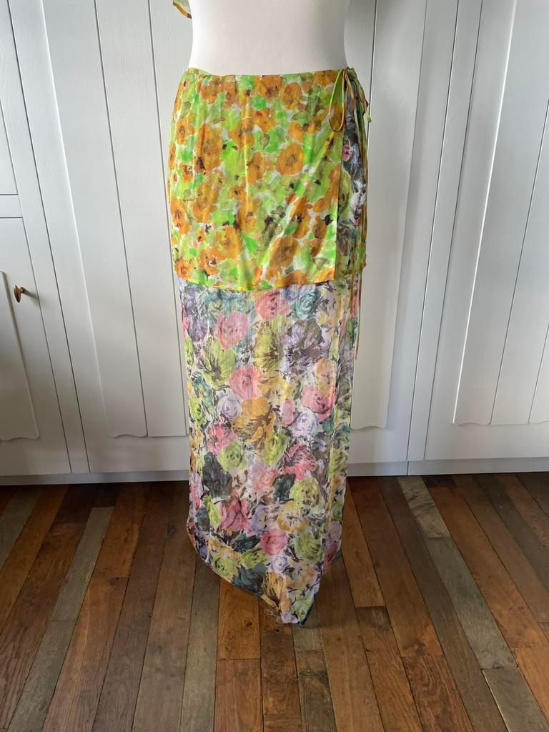 Wikkelrok Dries van Noten, Kleding | Dames, Ophalen of Verzenden, Zo goed als nieuw, Maat 42/44 (L), Onder de knie