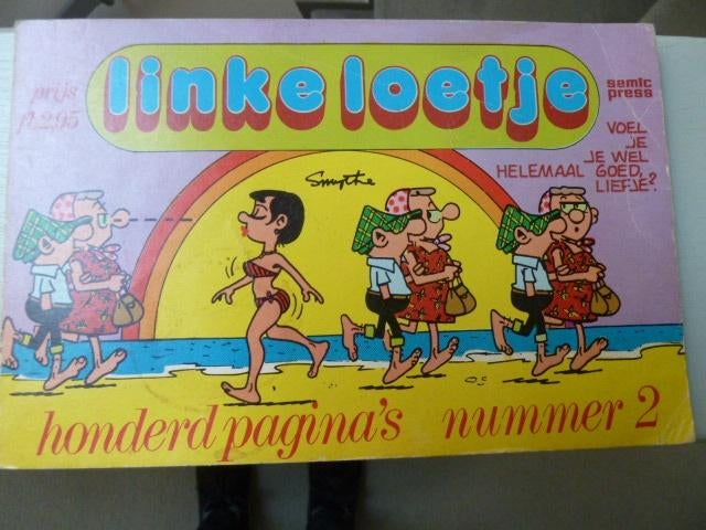 Boekje linke loetje- 1972 stripboek, Eén stripboek, Verzenden, Gelezen