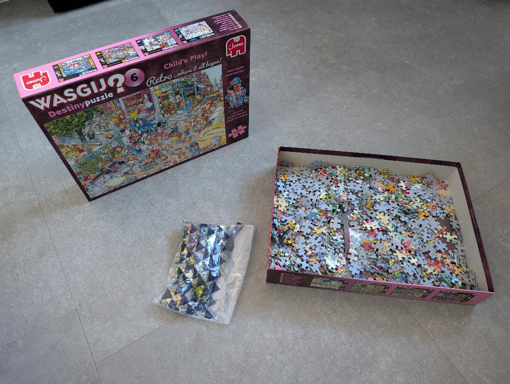 Wasgij - Child's play 1000 stukjes, Ophalen, 500 t/m 1500 stukjes, Zo goed als nieuw, Legpuzzel